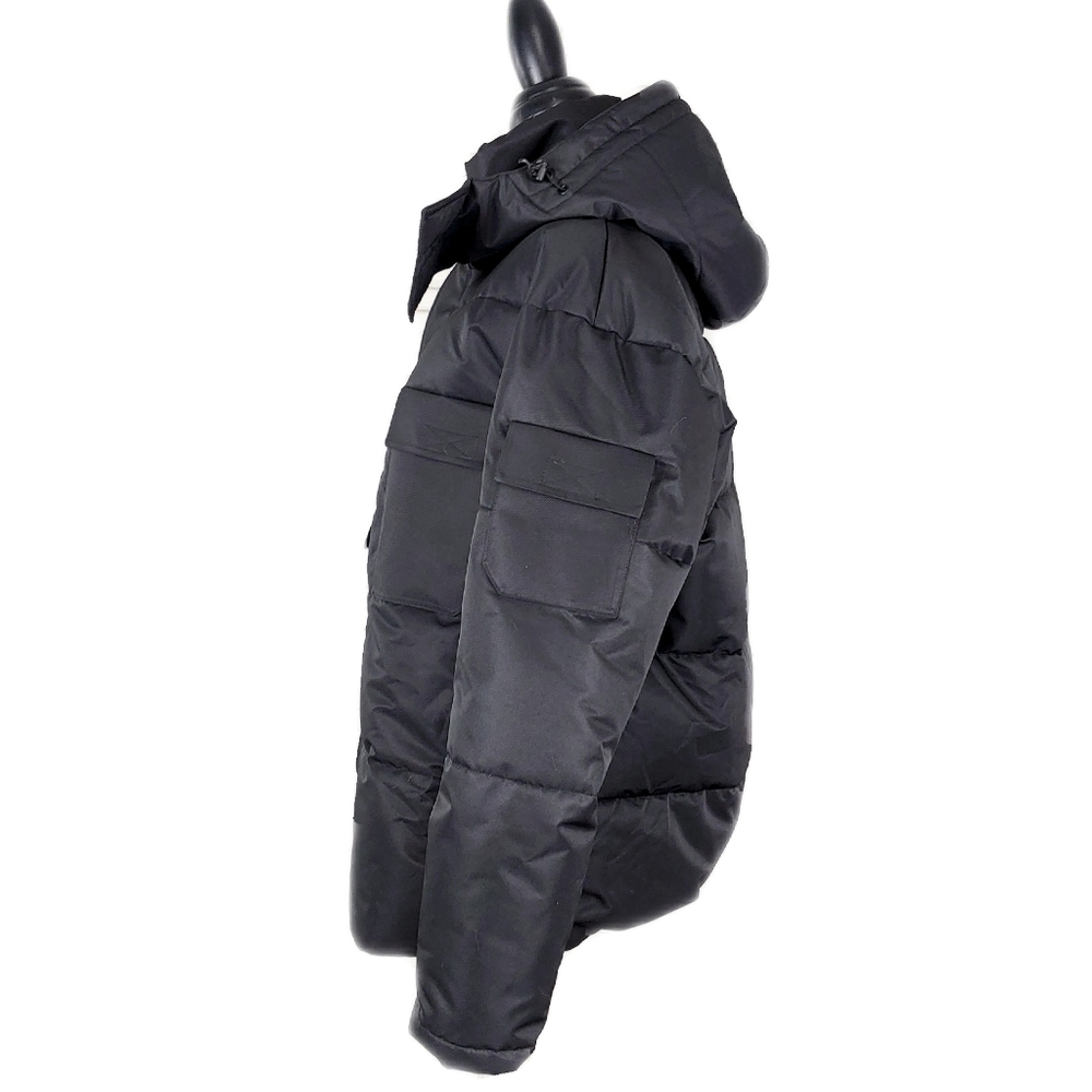 NWT Cross Street $599 Men's Outdoor Hood Puffers Insulated WinterBlack Parka - Picture 8 of 12